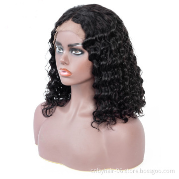 Wholesale Straight Bob Wigs Brazilian Virgin Human Hair Lace Front Wigs Human Hair Front Lace Part 150% Density For Black Women